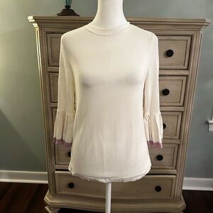 Ann Taylor shirt, new with tags ruffled sleeves. Size smalll petite